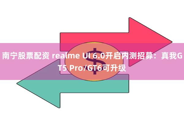 南宁股票配资 realme UI 6.0开启内测招募：真我GT5 Pro/GT6可升级