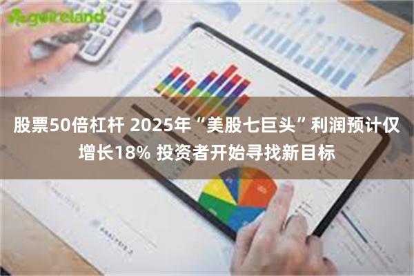 股票50倍杠杆 2025年“美股七巨头”利润预计仅增长18% 投资者开始寻找新目标